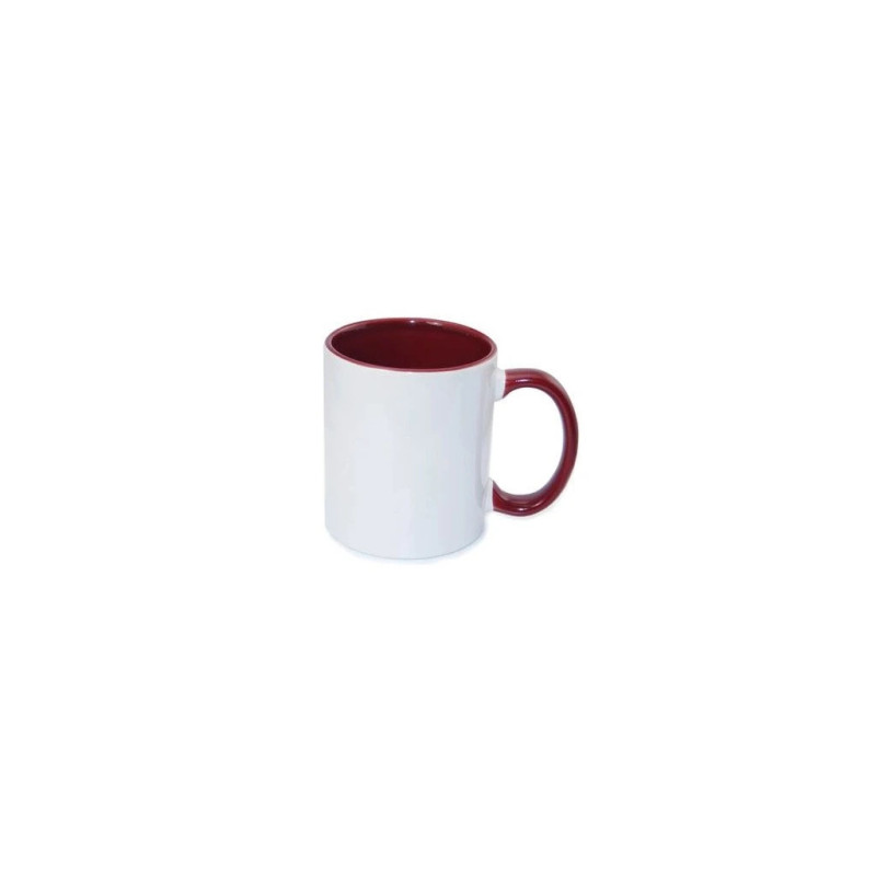 Biely hrnček FUNNY s farebným vnútrom a uchom 330 ml. Biely hrnček FUNNY s farebným vnútrom a uchom 330 ml.
